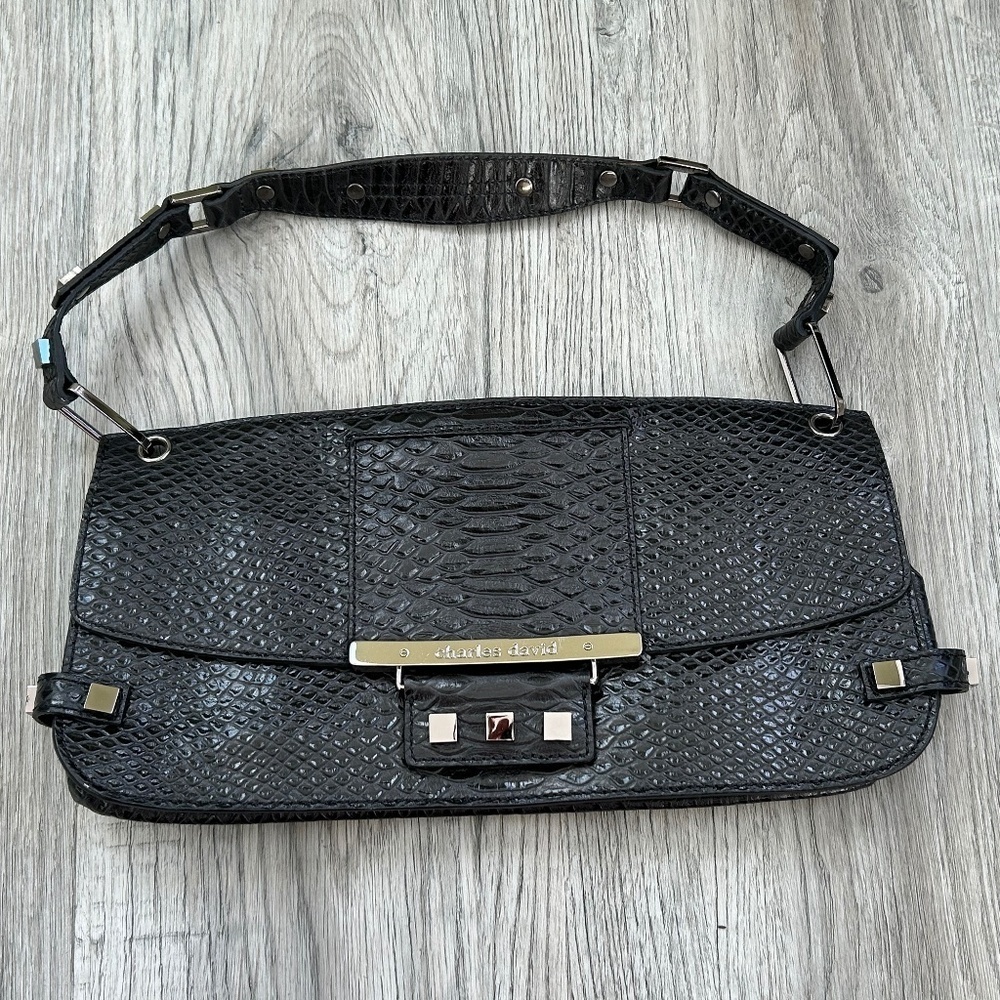 Charles David Patent‎ Leather Bag